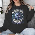 A Good Book Is Out Of This World Shirt Astronaut Reading Unisex Sweatshirt