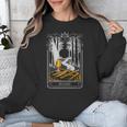 Gothic Book Lover Skeleton Unisex Sweatshirt