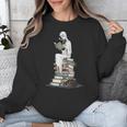 Gothic Librarian Halloween Books Tee For Teachers Unisex Sweatshirt