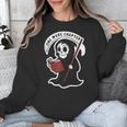 Grim Reaper Bookworm Cute Book Reading Halloween Unisex Sweatshirt Grim Reaper Bookworm Cute Book Reading Halloween Unisex Sweatshirt