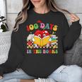 Groovy 100 Days In The Books Reading 100th Day Of School Unisex Sweatshirt