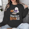 Halloween Teacher Women Cute Reading Ghost Read More Books Unisex Sweatshirt Halloween Teacher Women Cute Reading Ghost Read More Books Unisex Sweatshirt