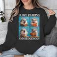 Hedgehog Love Reading And Hedgehogs Child Book Lover Unisex Sweatshirt Hedgehog Love Reading And Hedgehogs Child Book Lover Unisex Sweatshirt