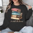 I'm With The Banned Read Banned Books Bookworm Men Women Unisex Sweatshirt I'm With The Banned Read Banned Books Bookworm Men Women Unisex Sweatshirt