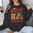 I'm Booked For The Holidays Christmas Reading Bookworm Xmas Unisex Sweatshirt I'm Booked For The Holidays Christmas Reading Bookworm Xmas Unisex Sweatshirt