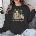 I'm Booked Tonight Floral Books Cozy Reading Graphic Unisex Sweatshirt I'm Booked Tonight Floral Books Cozy Reading Graphic Unisex Sweatshirt