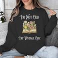I'm Not Old Women Shirt Vintage Chic Floral Book Unisex Sweatshirt
