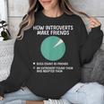 Introvert Introverted Person Awkward Introverts Dog Lover Unisex Sweatshirt