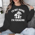 Introvert Mushroom Forager Humor Unisex Sweatshirt Introvert Mushroom Forager Humor Unisex Sweatshirt