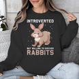 Introverted Rabbits Bunny Lover Rabbit Introvert Unisex Sweatshirt Introverted Rabbits Bunny Lover Rabbit Introvert Unisex Sweatshirt