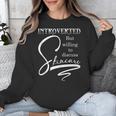 Introverted Skincare Esthetician Beautician Cosmetologist Unisex Sweatshirt