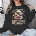 Introverted But Willing To Discuss Books Cozy Aesthetic Unisex Sweatshirt Introverted But Willing To Discuss Books Cozy Aesthetic Unisex Sweatshirt