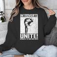 Introverts Unite Separately In Your Own Homes Introvert Unisex Sweatshirt