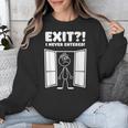 Irony Sarcasm Introvert Dry Humor Comic Cartoon Geek Nerd Unisex Sweatshirt Irony Sarcasm Introvert Dry Humor Comic Cartoon Geek Nerd Unisex Sweatshirt