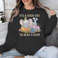 Its A Good Day To Read A Book Cute Pig & Elephant Adventure Unisex Sweatshirt Its A Good Day To Read A Book Cute Pig & Elephant Adventure Unisex Sweatshirt