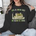 It's A Good Day To Read A Book Shirt Frog Reading Book Unisex Sweatshirt It's A Good Day To Read A Book Shirt Frog Reading Book Unisex Sweatshirt