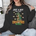 Just a Boy Who Loves Dragons And Books Reading Dragon Unisex Sweatshirt Just a Boy Who Loves Dragons And Books Reading Dragon Unisex Sweatshirt