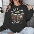 Just A Girl Who Loves Books Witchcraft Spell Book Halloween Unisex Sweatshirt
