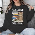Just a Girl Who Loves Cats And Books Unisex Sweatshirt Just a Girl Who Loves Cats And Books Unisex Sweatshirt