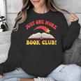 Just One More Book Club Bookish Hippie Unisex Sweatshirt
