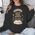 Just One More Chapter Cozy Book Lover Reading & Coffee Unisex Sweatshirt