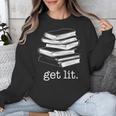 Let's Get Lit Books Unisex Sweatshirt