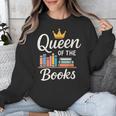 Librarian Queen Of The Books Book Reading Library Unisex Sweatshirt