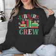 Library Crew Book Lovers Reader Teacher Librarian Christmas Unisex Sweatshirt