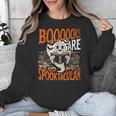 Library Halloween Book Lover Ghost With Books Unisex Sweatshirt