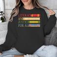 Literacy And Justice For All Reading Book Club Librarian Unisex Sweatshirt