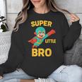 Little Cute Superhero Brother Comic Book Baby Bro Unisex Sweatshirt