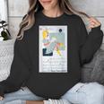 Little Miss Muffet Reading a Picture Book Unisex Sweatshirt Little Miss Muffet Reading a Picture Book Unisex Sweatshirt