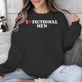 I Love Heart Fictional Men Simple Cute Reading Books Unisex Sweatshirt I Love Heart Fictional Men Simple Cute Reading Books Unisex Sweatshirt