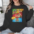 Lucha Libre Comic Book Mexican Wrestling Cartoon Wrestler Unisex Sweatshirt