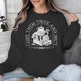 I Like Them Thick And Spicy Smut Book Reader Unisex Sweatshirt