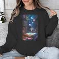 Magic Books Butterflies Fantasy Nature Tea Enchanting Unisex Sweatshirt