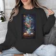Magical Book Floral Coffee Books Nature Fantasy Unisex Sweatshirt Magical Book Floral Coffee Books Nature Fantasy Unisex Sweatshirt