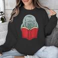 Manatee Reading Books Sea Animal Manatee Unisex Sweatshirt