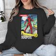 Marvel Comics Deadpool Vintage Book Art Unisex Sweatshirt