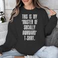 This Is My Master Of Socially Awkward Anti Social Introvert Unisex Sweatshirt This Is My Master Of Socially Awkward Anti Social Introvert Unisex Sweatshirt