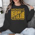 Midnight Reading Club Night Owl Book Readers Unisex Sweatshirt
