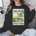 Moby Dick Book Cover Illustration Unisex Sweatshirt Moby Dick Book Cover Illustration Unisex Sweatshirt