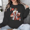 Modern Queen Of Hearts Book Lover Reading Novels Romantasy Unisex Sweatshirt Modern Queen Of Hearts Book Lover Reading Novels Romantasy Unisex Sweatshirt