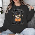 Nerdy By Nature Chibi Cute Book Lover Unisex Sweatshirt Nerdy By Nature Chibi Cute Book Lover Unisex Sweatshirt