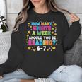 How Many Nights A Week Should You Be Reading 6-7 Book Lovers Unisex Sweatshirt