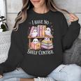 I Have No Shelf Control Ghost Reading Books Pun Unisex Sweatshirt I Have No Shelf Control Ghost Reading Books Pun Unisex Sweatshirt