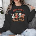 North Pole Readers Book Club Reading Book Christmas Unisex Sweatshirt North Pole Readers Book Club Reading Book Christmas Unisex Sweatshirt