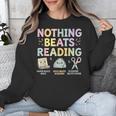 Nothing Beats Reading Book Librarian Across America Kids Unisex Sweatshirt