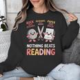 Nothing Goes Beyond Reading Rock Paper Scissors Book Unisex Sweatshirt Nothing Goes Beyond Reading Rock Paper Scissors Book Unisex Sweatshirt