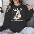 October Reading And Library Awareness Books And Boos Unisex Sweatshirt